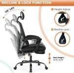 Ergonomic Adjustable Computer Chair High Back Mesh Office Chair with Footrest