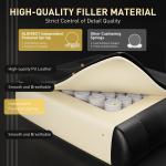 Ergonomic Gaming Chair with Lumbar Support & Footrest