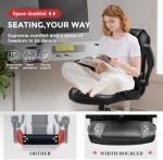 Ergonomic Home Office Desk Chair Comfortable Leather Computer Chairs for Bedroom