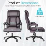 Ergonomic Big & Tall Office Chair in Brown