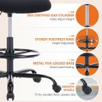  Adjustable Drafting Chair Tall Home Office Ergonomic Standing Desk Chairs 