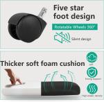 Ergonomic Gaming Chair with Wheels for Comfort