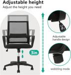 Ergonomic Gaming Chair with Wheels for Comfort