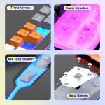 Ergonomic Gaming Keyboard and Mouse Combo with RGB LED