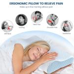 Ergonomic Memory Foam Contour Pillow for Comfort