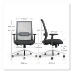 Alera AD41BME17 Ashdale Ergonomic Fabric Swivel Task Chair New