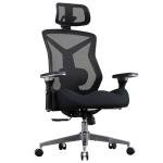 600lbs Big and Tall Office Chair with W-Shaped Seat Cushion, Ergonomic Mesh Desk Chair with Adjustable Lumbar Support, 4D Armrests for Heavy People