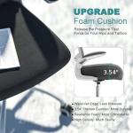 Mimoglad Office Chair, Comfy Desk Chair - High Back Ergonomic Computer Chair with Adjustable Lumbar Support & Headrest, Flip-up Armrests for Guitar Playing, Swivel Task Chair for Home and Office