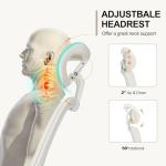 BOWTHY Ergonomic Conference Room Chairs,Home Mesh Office Desk Chairs,High Back Swivel Computer Chair with Adjustable Lumbar Support,Up&Down Flip-Up Arms,Rocking Function,330 LBS (Beige, Set of 2)