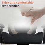 600lbs Big and Tall Office Chair with W-Shaped Seat Cushion, Ergonomic Mesh Desk Chair with Adjustable Lumbar Support, 4D Armrests for Heavy People