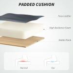 HOMCOM Massage Office Chair with 6 Vibration Points, Pet-Friendly Faux Leather, Reclining Desk Chair with Lumbar Support, Footrest, Adjustable Height, Swivel Wheels, Remote, Black