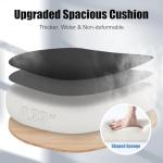 ZZH Ergonomic Office Chair with Footrest – Adjustable Lumbar Support, 3D Armrests & Headrest, Wide-Seat High-Back Mesh Computer Chair with Casters, Suitable for Home & Office, Black