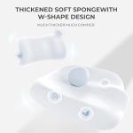 Big and Tall Office Chair 700lbs with Ergonomic W Wide Thick Seat Cushion, Oversized Mesh Desk Chair with Adjustable Lumbar for Heavy People, Computer Chair with 4D Armrest Footrest Headrest