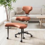 Meditation Cross Legged Chair,ADHD Chair with Height Adjustable Backrest,4" Extra-Thick Seat Cushion,360 Degree Rotation for Home Offices, Flexible Design for Fidgety Sitters,Black