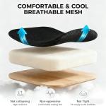 TECHREST Ergonomic Office Chair, Big and Tall Home Desk Chair, High Back Rolling Computer Chair with 2D Arms and Lumbar Support, Comfortable Gaming Chair, Swivel Mesh Chairs, Black