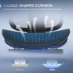 MALOL Ergonomic Office Chair with Footrest, Mesh Home Office Computer Chair with Adjustable Headrest and 3D Arms, Backrest Height, Tilt Lock and Lumbar Support, 300LBS