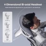 Hbada E3 Ultra Ergonomic Chair, with 3-Zone Dynamic Lumbar Support, 360° Mechanical Armrest, 4D Adjustable Headrest, Aluminum Alloy, Mesh Chair Grey