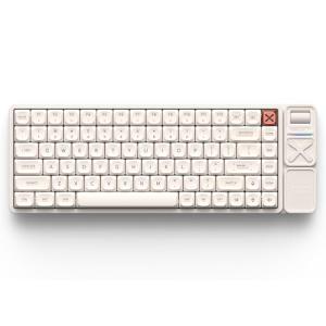 IQUNIX Magi75 Pro Low-Profile Wireless Mechanical Keyboard 75% Layout, Hot-Swappable Creamy Linear, RGB Backlit, Full Aluminum, VIA Customizable for Mac/Windows/Linux (Media Controls)