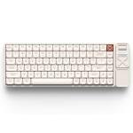 IQUNIX Magi75 Pro Low-Profile Wireless Mechanical Keyboard 75% Layout, Hot-Swappable Creamy Linear, RGB Backlit, Full Aluminum, VIA Customizable for Mac/Windows/Linux (Media Controls)