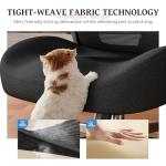 FAMIDOLE Ergonomic Office Chair - Office Desk Chair with Adjustable Lumbar Support - Mesh Comfy Chair with Flip-Up Arms - Heavy Duty Gaming Chairs for Adults Home and Business