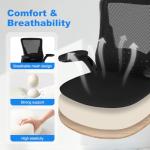 Vomena Office Chair Ergonomic Desk Chair with Comfy Mesh, Adjustable Height and Computer Use, for Home Office, Featuring Silent Wheel and Flip-Up Armrests, Comfortable for Long Hours