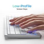 Clevetura 1 Mac | Touch On Keys & Gestures AI Keyboard | Bluetooth & USB-C | Low Profile Silent Scissor Keys | Interactive RGB | Aluminum Chassis | Compatible with Mac/iPad/AppleTV/VisionPro