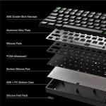 MelGeek MADE84 Pro Wired Gaming Keyboard, Magnetic Keyboard with Hall Effect, 75% Compact Rapid Trigger, Hot-Swappable, RGB Snap Tap & Adjustable Actuation, Online HIVE Custom (DF Green)