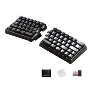 NocFree Lite Wireless Split Keyboard Mechanical - Linear Switches, RGB, Foam, Hot Swappable, Compact 60% Layout, PBT Keycaps Programmable for Mac & Windows Black