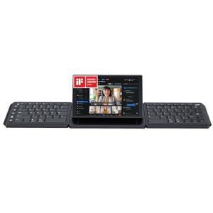 MP Mobile Pixels Tetra Wireless Ergonomic Keyboard, Split Keyboard with 8-inch Central Touchscreen, Modular Magnetic Design Foldable Bluetooth Keyboards, Customizable Shortcuts for Mac & Windows