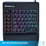 KINESIS Freestyle Edge RGB Plus Split Mechanical Keyboard | Hotswap Tactile Switches | RGB | Ergonomic | Detachable Palm Support | Fully Programmable | Mac Keycaps Included | Lift Kit Included