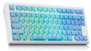 Mechanical Keyboard, Chilkey Slice75 HE Gaming Keyboard Wired, 75% Hall Effect Magnetic Aluminum Keyboard with WS Flux HE Clacky Switch, Rapid Trigger, 8K Polling, Per-Key RGB Custom, PC/Mac Support