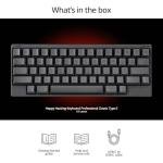 HHKB - Happy Hacking Keyboard Professional Classic Type-S Charcoal (Wired, USB-C, Silent, Mac, Windows, Charcoal, Printed) with 2-Year Advance Exchange Warranty