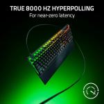 Razer Huntsman V3 Pro 8KHz Esports Gaming Keyboard: Analog Optical Switches Gen 2-8000 Hz Polling Snap Tap - Rapid Trigger - Adjustable Actuation - Media Controls - PBT Keycaps - Black