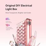 MelGeek MADE68 Ultra+ Wired Gaming Keyboard, Magnetic Keyboard with Hall Effect, 65% Compact Rapid Trigger, Hot-Swappable, RGB Snap Tap & Adjustable Actuation, HIVE Custom, Aluminum Case-Jelly Pink