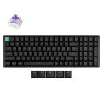 Keychron K4 HE 96% Wireless RGB Hall Effect Keyboard, Gateron Magnetic Switch, Analog Mode & Rapid Trigger, QMK/VIA, 2.4GHz/BT5.2/USB-C, Multitasker for Mac/Windows/Linux, Aluminum Frame - Black