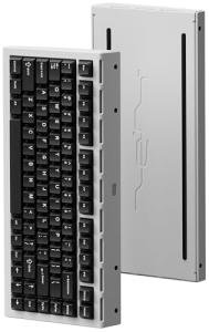 ZENT75-HE Aluminum 75% Wired Magnetic Keyboard, Gateron Jade Pro Switches, Hall Effect Keyboard with Adjustable Actuation, 0.01mm Rapid Trigger, 8000Hz Polling, 0.125ms Latency, RGB Backlit (White)