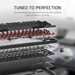 Corsair K65 Plus Wireless 75% RGB Hot-Swappable Mechanical Gaming Keyboard for Mac and iPad – Pre-Lubricated MLX Red v2 Linear Switches, Sound Dampening – QWERTY NA Layout – Glacier Blue