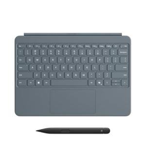 Microsoft Surface Pro Keyboard and Slim Pen 2 Bundle for Surface Pro 12" Device, Alcantara Material, Ocean