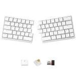NocFree Lite: Wireless Ergonomic Split Mechanical Keyboard Hot Swappable, Compact 60% Layout, PBT Keycaps Programmable for Mac & Windows(Tactile,New Standard Version)