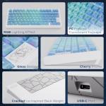 Mechanical Keyboard, Chilkey Slice75 HE Gaming Keyboard Wired, 75% Hall Effect Magnetic Aluminum Keyboard with WS Flux HE Clacky Switch, Rapid Trigger, 8K Polling, Per-Key RGB Custom, PC/Mac Support