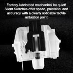 be quiet! Dark Mount Mechanical Keyboard | Tactile | Hot-Swappable Lubricated Silent Switches | Detachable Numpad and Media Dock | Programmable ARGB Keys | Quality PBT Double Shot Keycaps | BT002US