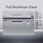 IQUNIX Magi65 Low Profile Mechanical Keyboard Wireless 65% Keyboard Ultra Slim for Creamy Typing, Hot Swappable, RGB Backlit, PBT Keycaps, Aluminum Case, BT/2.4G/USB-C, for Mac/Windows (Shadow Black)