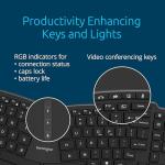 Kensington KB675 EQ TKL Ergo Keyboard - Swedish