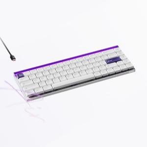MelGeek MADE68 Air 65% Low-Profile Gaming Keyboard with TTC KOM mini Magnetic switches, Rapid Trigger Toggle, 8000 Hz Polling Rate, Snap Tap-Purple