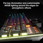 be quiet! Dark Mount Mechanical Keyboard | Tactile | Hot-Swappable Lubricated Silent Switches | Detachable Numpad and Media Dock | Programmable ARGB Keys | Quality PBT Double Shot Keycaps | BT002US