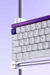MelGeek MADE68 Air 65% Low-Profile Gaming Keyboard with TTC KOM mini Magnetic switches, Rapid Trigger Toggle, 8000 Hz Polling Rate, Snap Tap-Purple