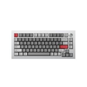 81 Pro Full Metal Custom Mechanical Keyboard, QMK/VIA Double-Shot PBT Keycap RGB Backlight Hot-swappable Dedicated Winter Bonfire Switch Mechanical Keyboard Compatible with Mac Windows Linux
