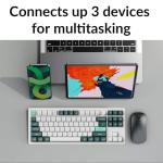 Keychron Q3 HE QMK Wireless Custom Mechanical Keyboard with Knob, 2.4 GHz/Bluetooth/Wired 80% Layout Hot-Swappable Programmable RGB Backlit Gateron Magnetic Switches for Mac Windows, Shell White