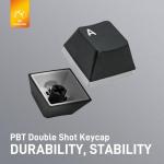 BAROCCOMiSTEL MD770 Classic Black/WF, TKL Ergonomic Mechanical Keyboard, Cherry MX, Split-Alice Layout, PBT DoubleShot Keycap, Mac/Windows OS Compatible (Blue)