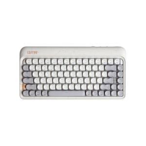 LOFREE Zero ARTZ Mechanical Keyboard, 75% Rechargeable Hot-swappable Keyboards with 3 Types Connection for Windows, Mac OS, Linear Switches/Terrazzo Grey